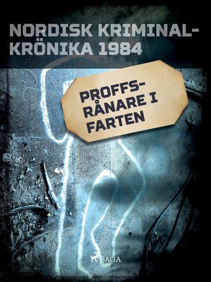 cover image of Proffsrånare i farten